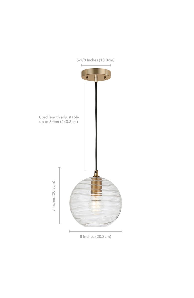ADDISON AND LANE Wayve Pendant - Brass, Alternate, color, 