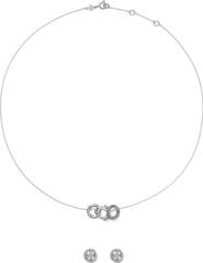 Tory Burch Icon Pavé Necklace & Earring Set