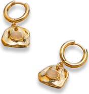 Classicharms Aria Gemstone Hoop Drop Earrings