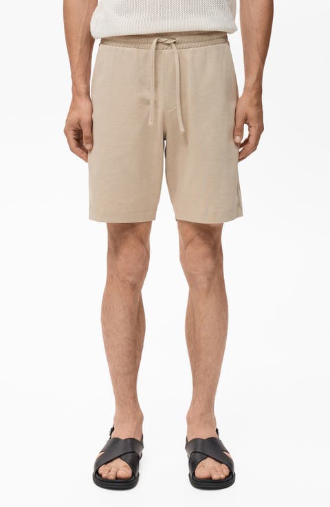 Drawstring Cotton Bermuda Short
