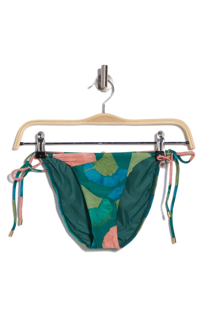 ViX Paula Hermanny Waterlily Side Tie Bikini Bottoms, Alternate, color,