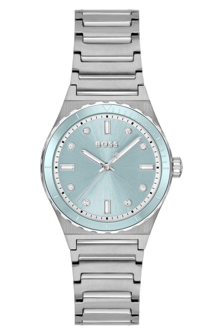Candor Bracelet Watch, 32mm, Main, color, LIGHT BLUE