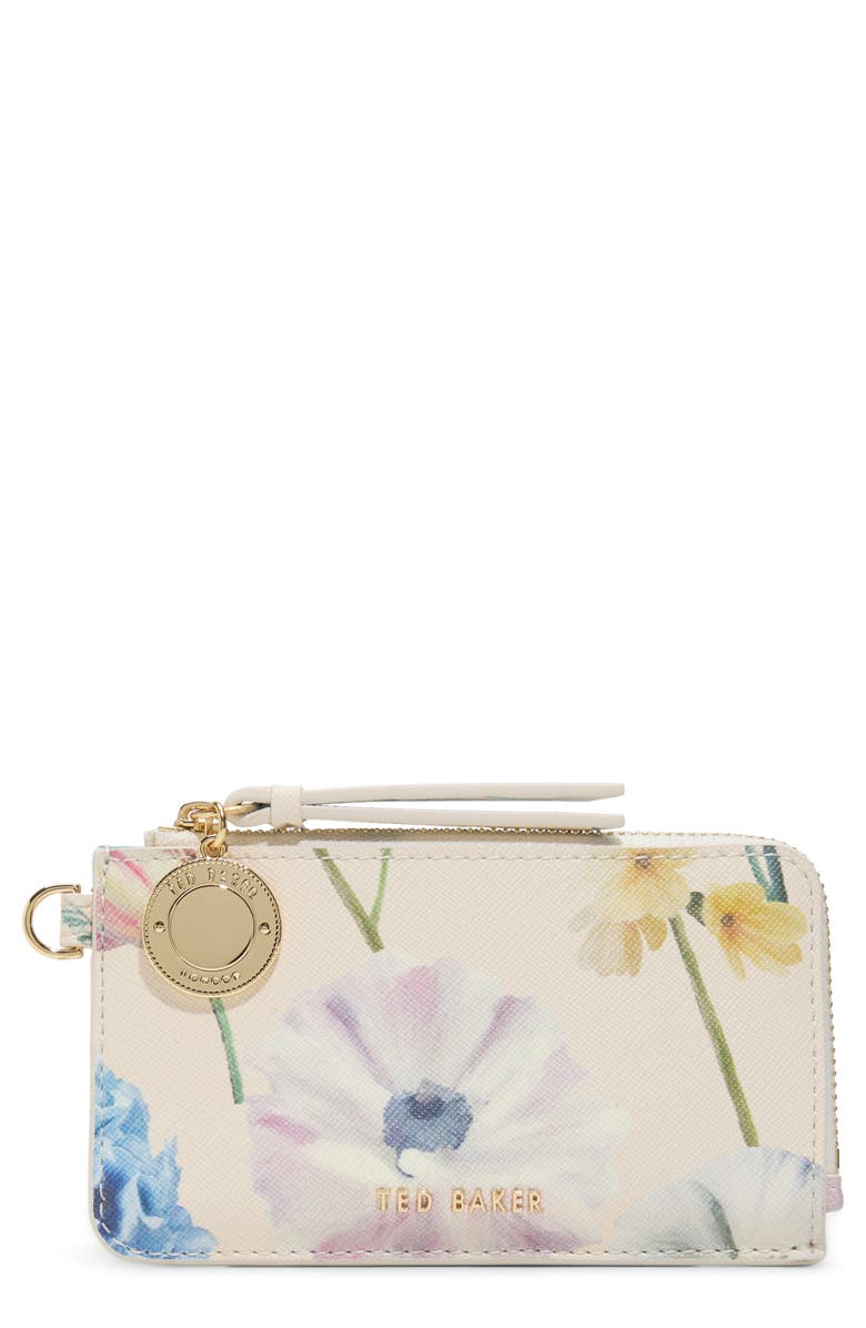 Ted Baker London Lulu Faux Leather Wallet, Main, color, Pastel Multi