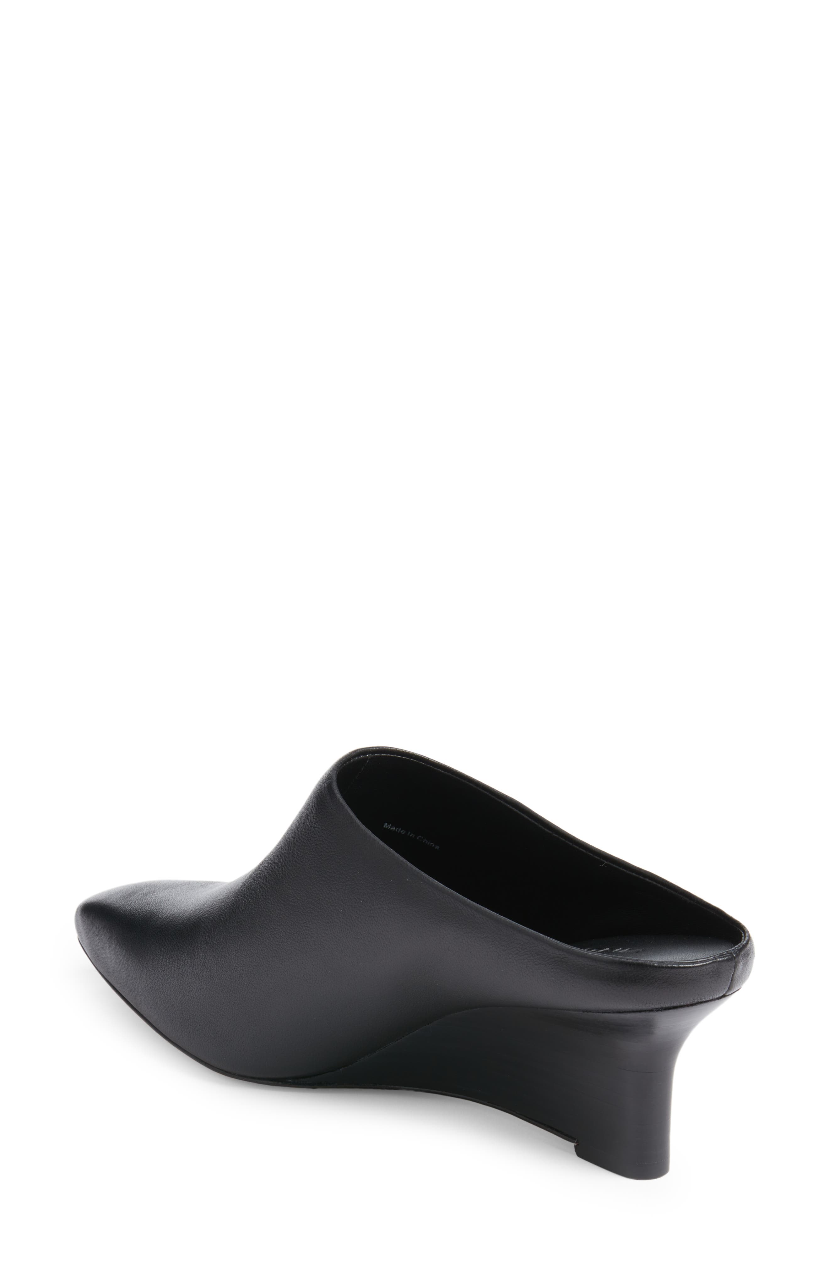 Benita Square Toe Clog, Alternate, color, BLACK