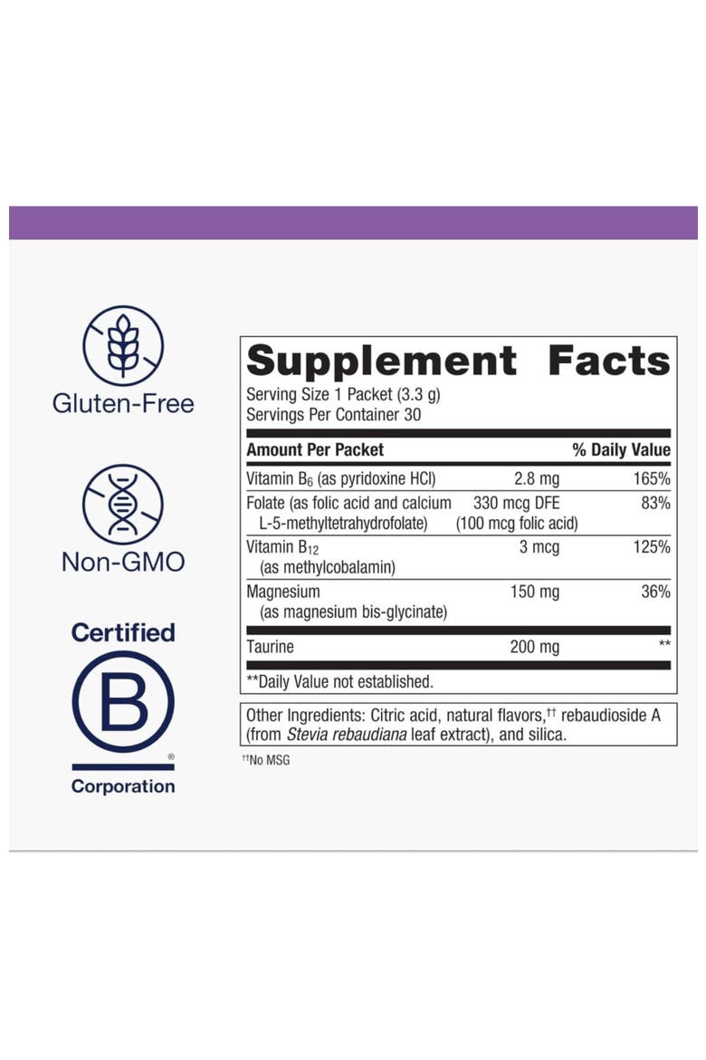 Calming Magnesium Relaxation Supplement Powder 30 Servings, Alternate, color, None