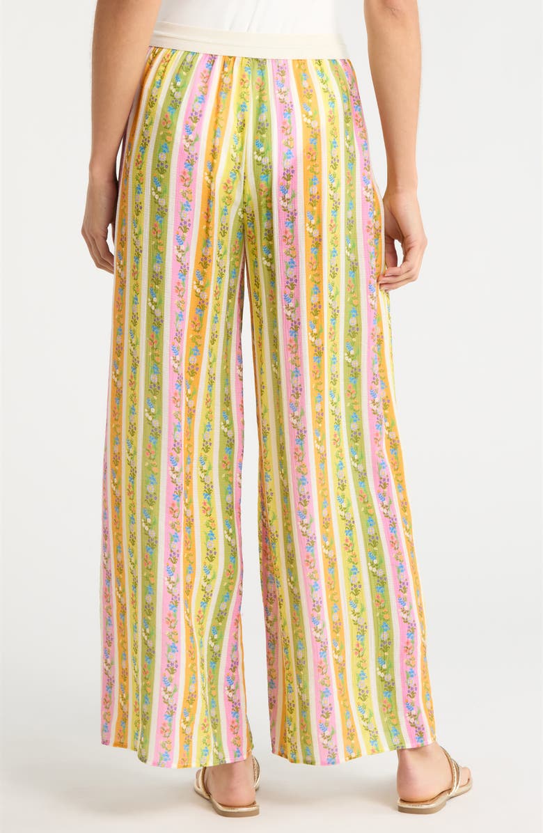 Hutch Riviera Sequin Wide Leg Pants, Alternate, color, Folksy Floral Stripe Multi