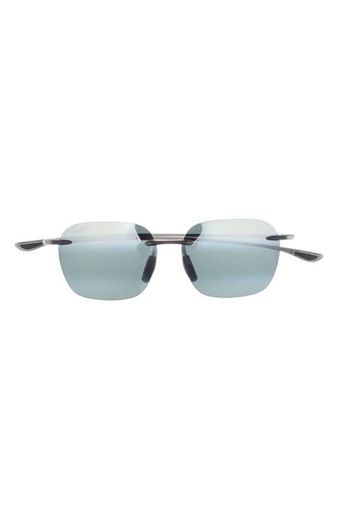 Polarized Rectangular Sunglasses, 50mm