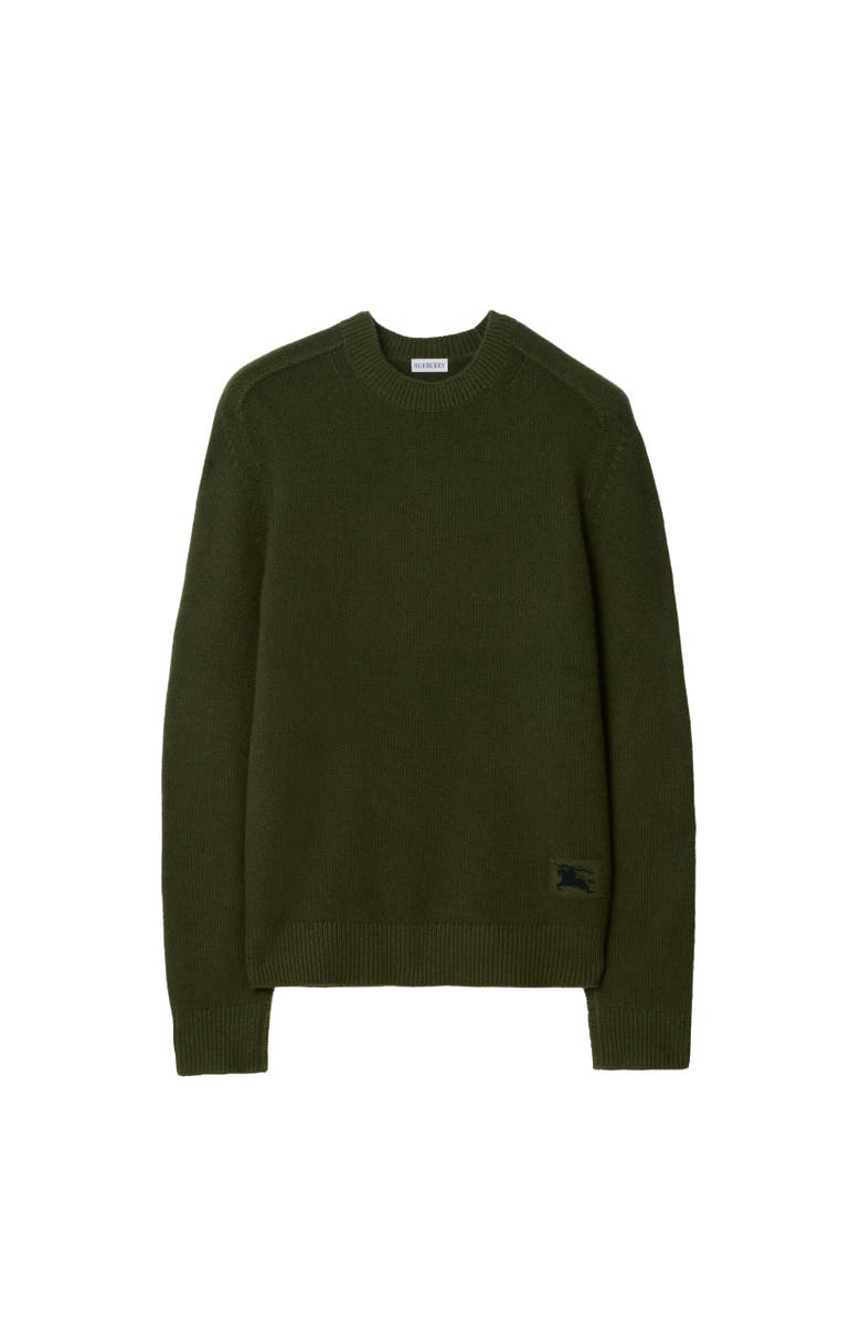 Burberry Cashmere Sweater, Alternate, color, Tent Green