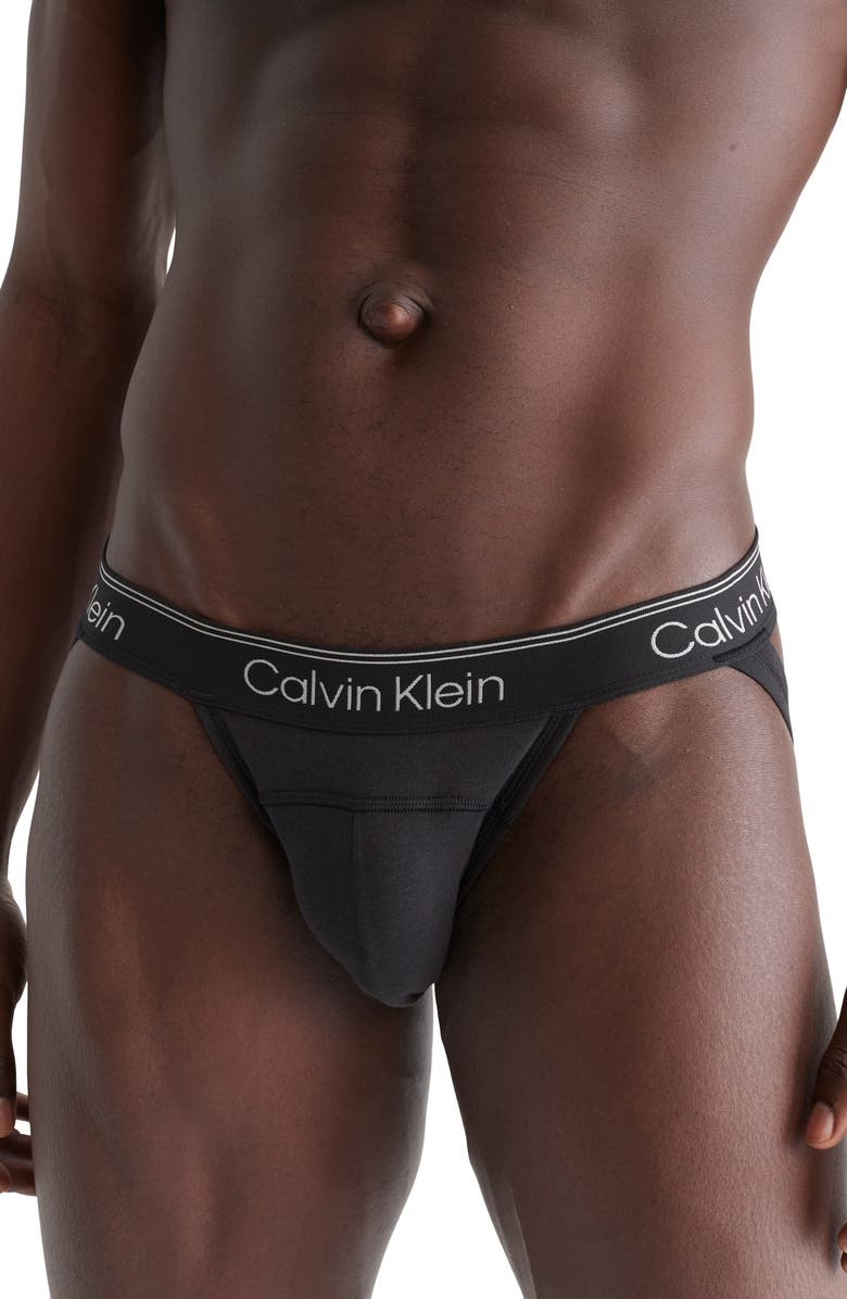 Calvin Klein Athletic Cotton Jockstrap, Main, color, 