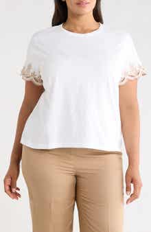 Deco Sleeve Cotton Top