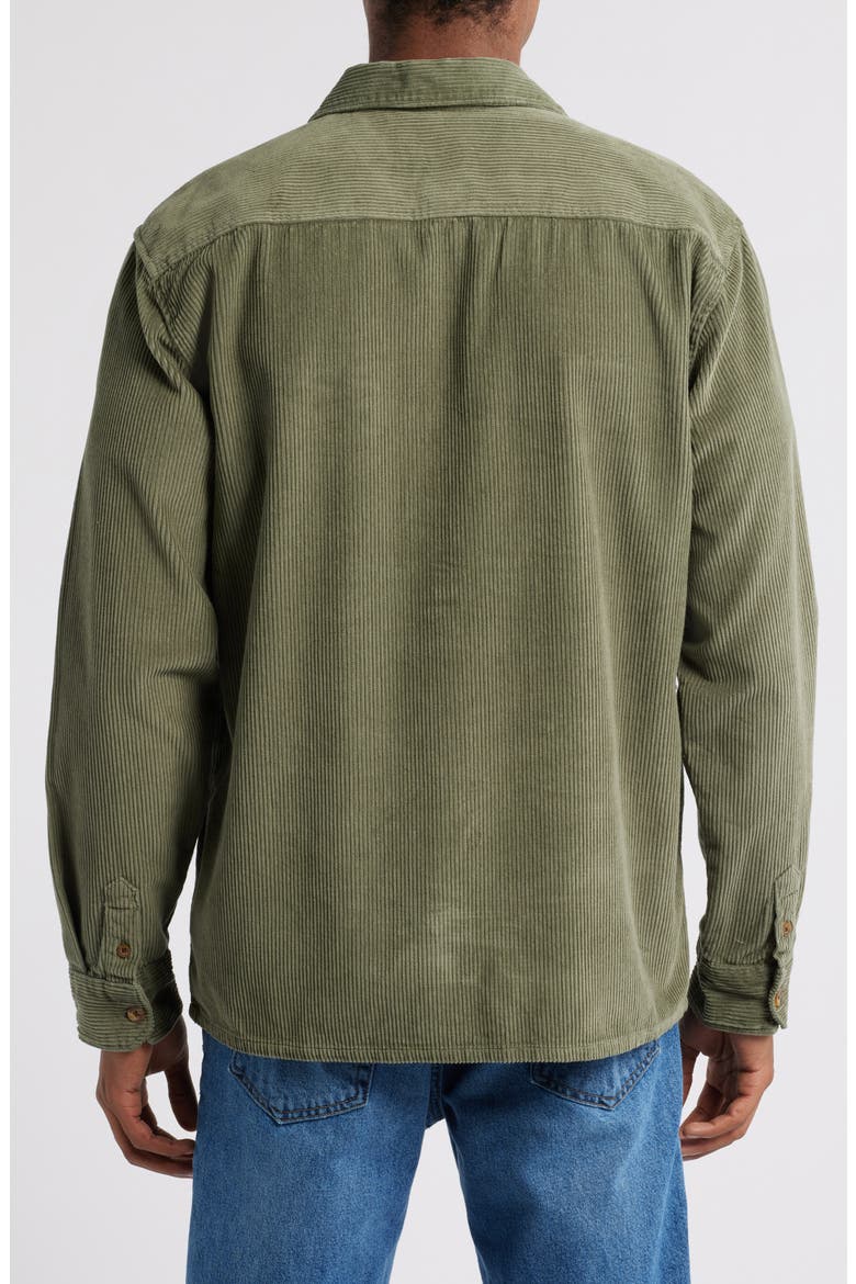 Bong Days Regular Fit Cotton Denim Button-Up Shirt, Alternate, color, SAGE