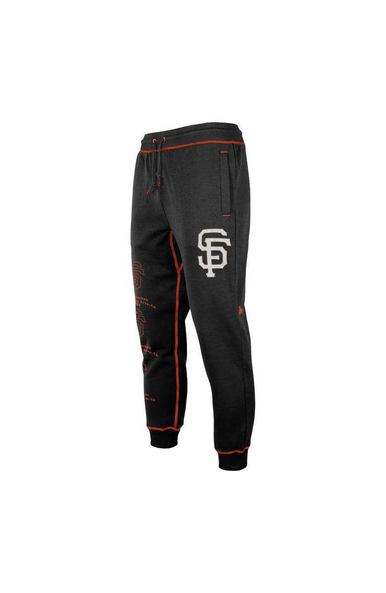 New Era Men's New Era Black San Francisco Giants Team Split Jogger Pants, Alternate, color, 