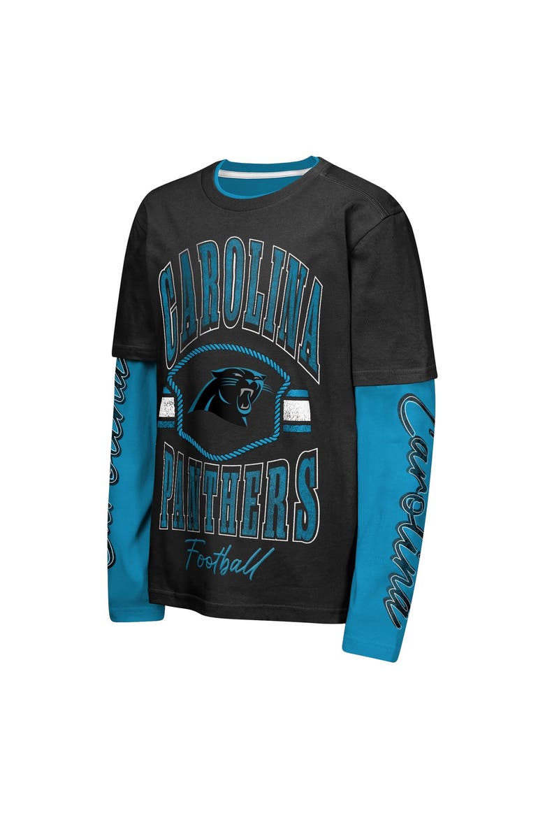 Youth Outerstuff Black Carolina Panthers Motion Combo Set, Alternate, color, Black