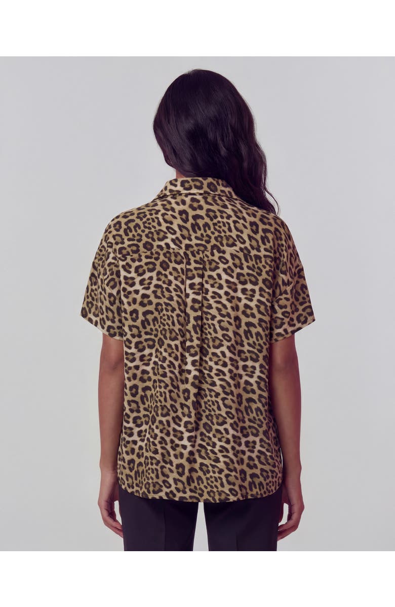 Lords of Harlech Leopard Womens Printed Shirt, Alternate, color, Leopard Brown