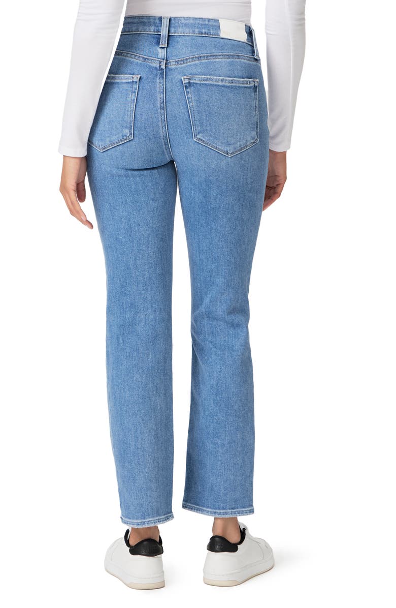 PAIGE Cindy High Waist Ankle Straight Leg Jeans, Alternate, color, 