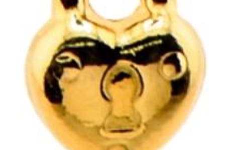 American Exchange Heart Lock Pendant Necklace
