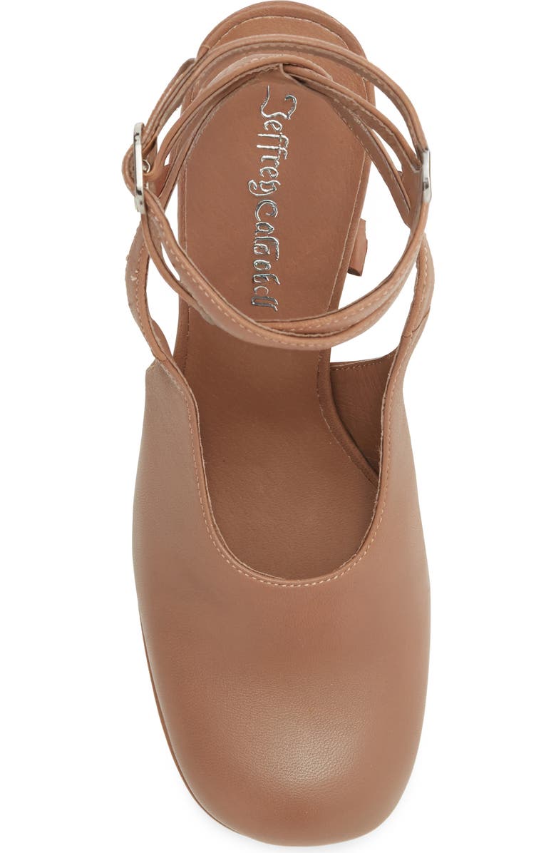 Jeffrey Campbell Vivre Ankle Strap Platform Pump, Alternate, color, Taupe