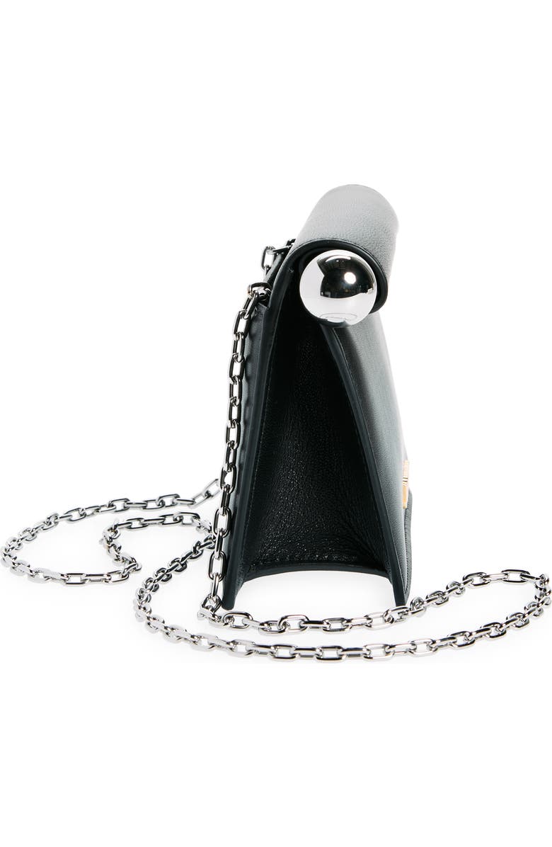 Jacquemus La Petite Pochette Rond Carré Clutch, Alternate, color, Black 990