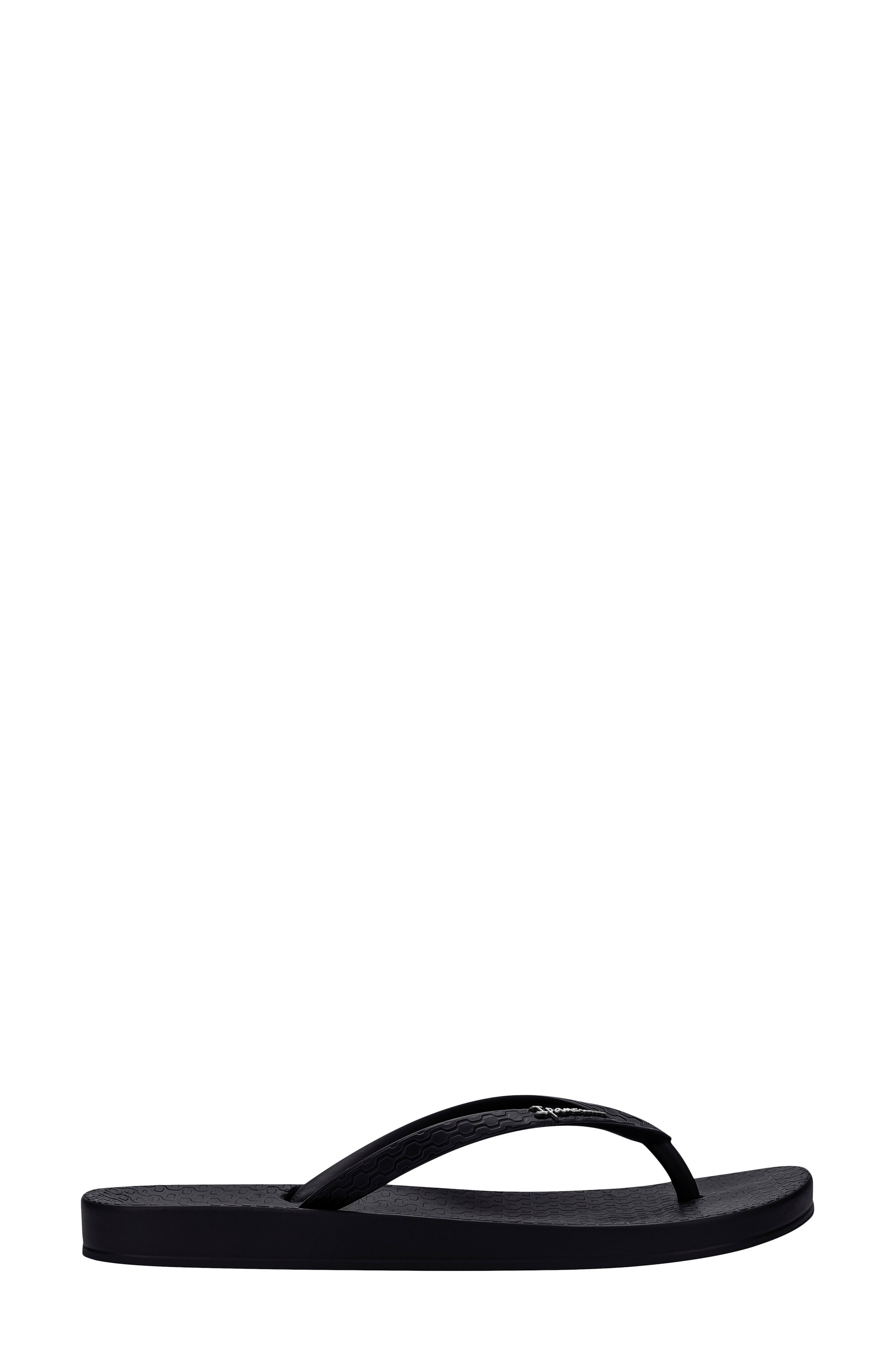 Ipanema Ana Colors Flip Flop, Alternate, color, Black/Black