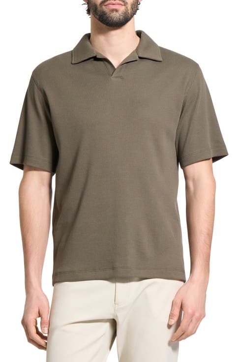 Johnny Collar Ribbed Cotton Polo
