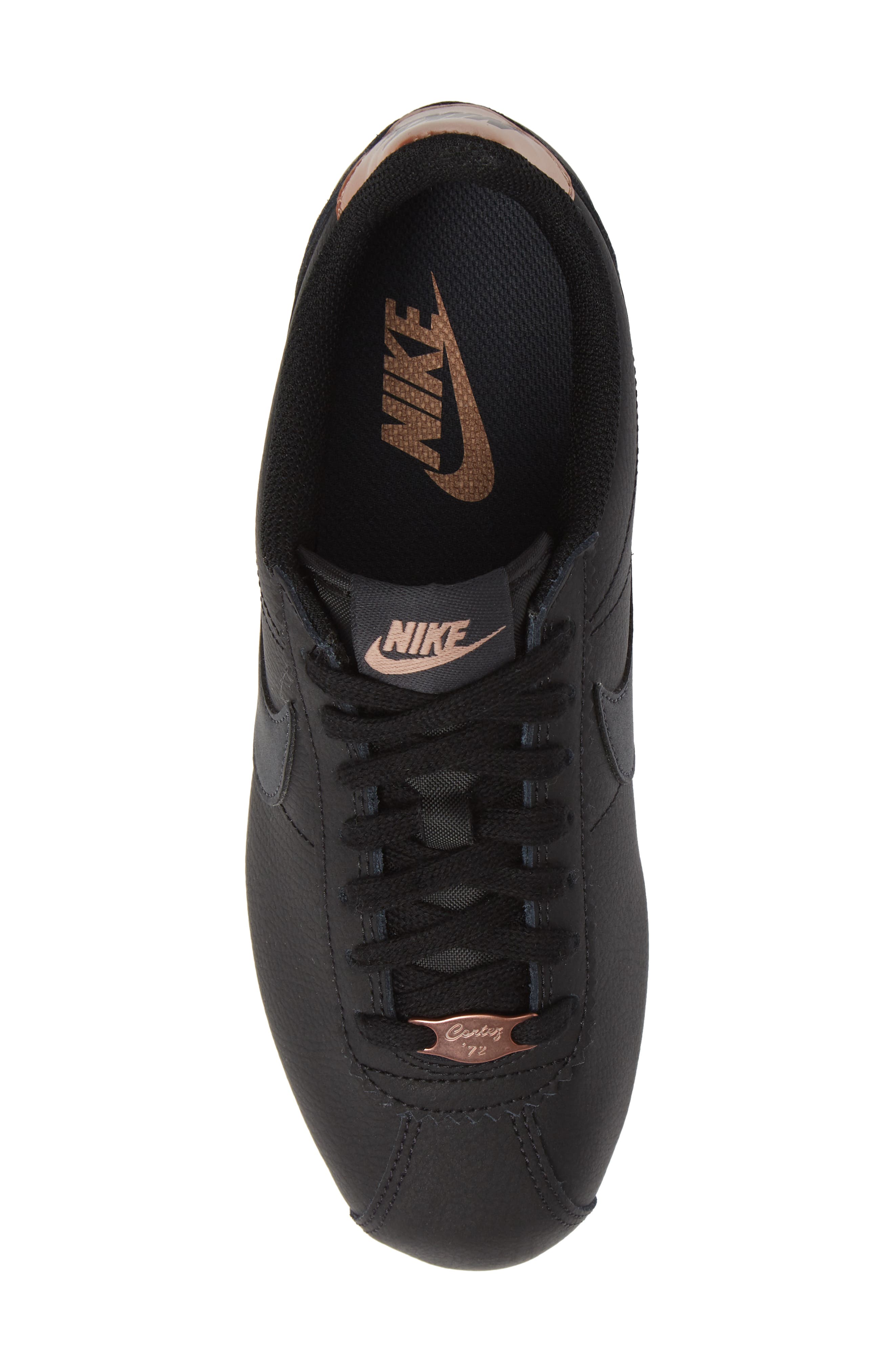 Classic Cortez Sneaker, Alternate, color, BLACK/ METALLIC RED BRONZE