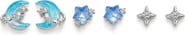 LA MENO Celestial Set of 6 Stud Earrings