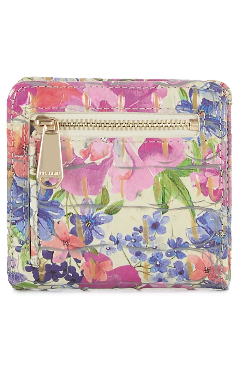 Brahmin Jane Croc Embossed Leather Bifold Wallet, Alternate, color, 