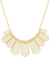 OLIVIA WELLES Natasha Chevron Bib Necklace
