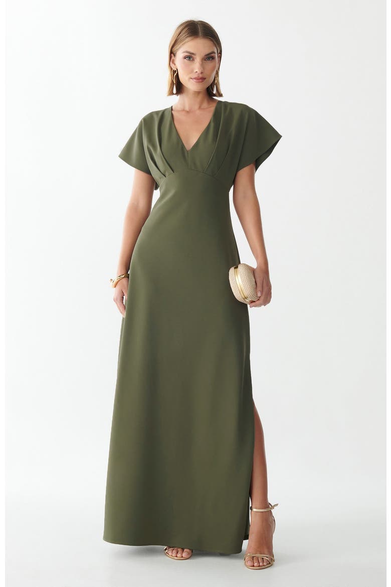 Aura Maxi Dress, Main, color, Olive