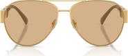 Versace 61mm Pilot Sunglasses