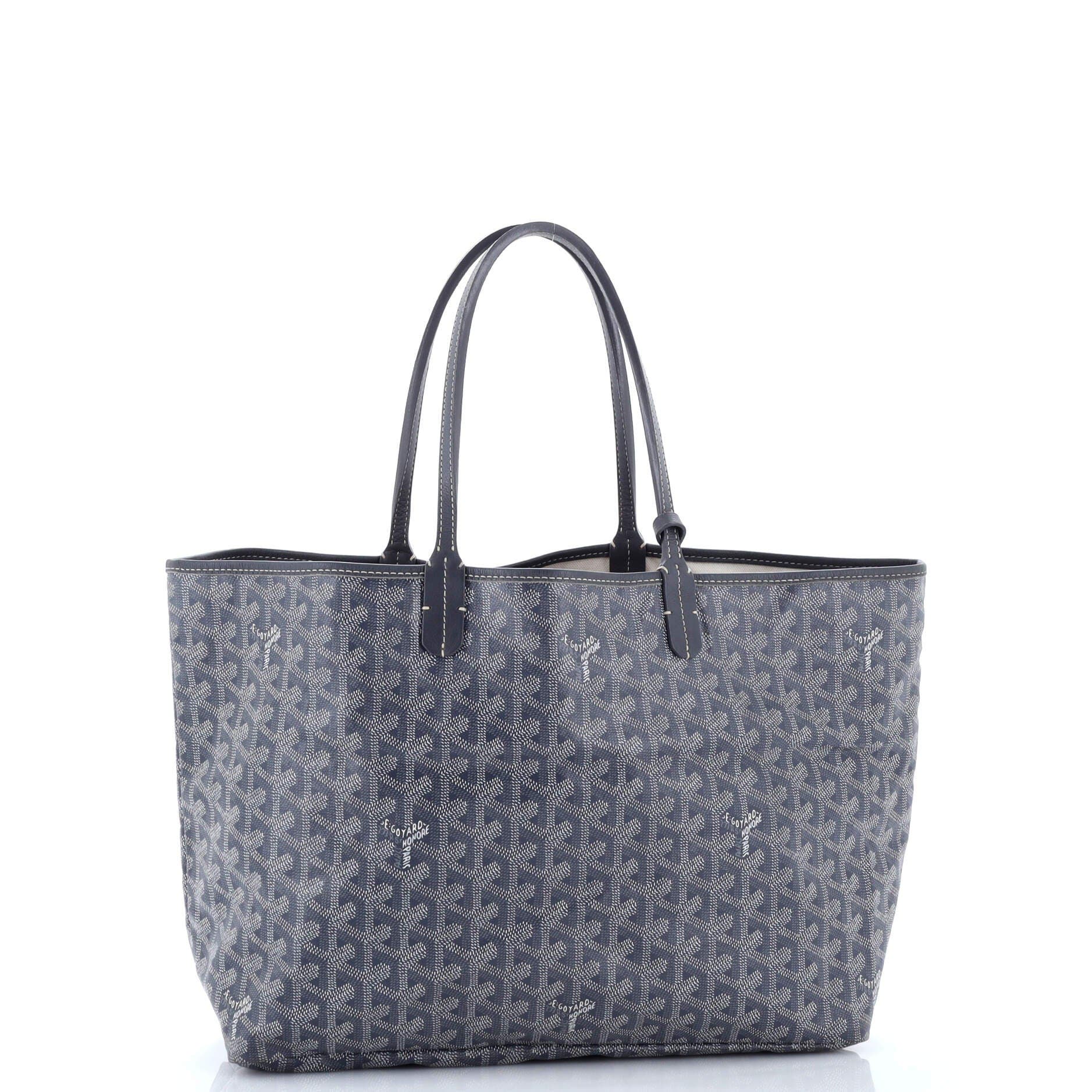Pre-Owned Goyard Saint Louis Tote Coated Canvas PM, Alternate, color, Gray