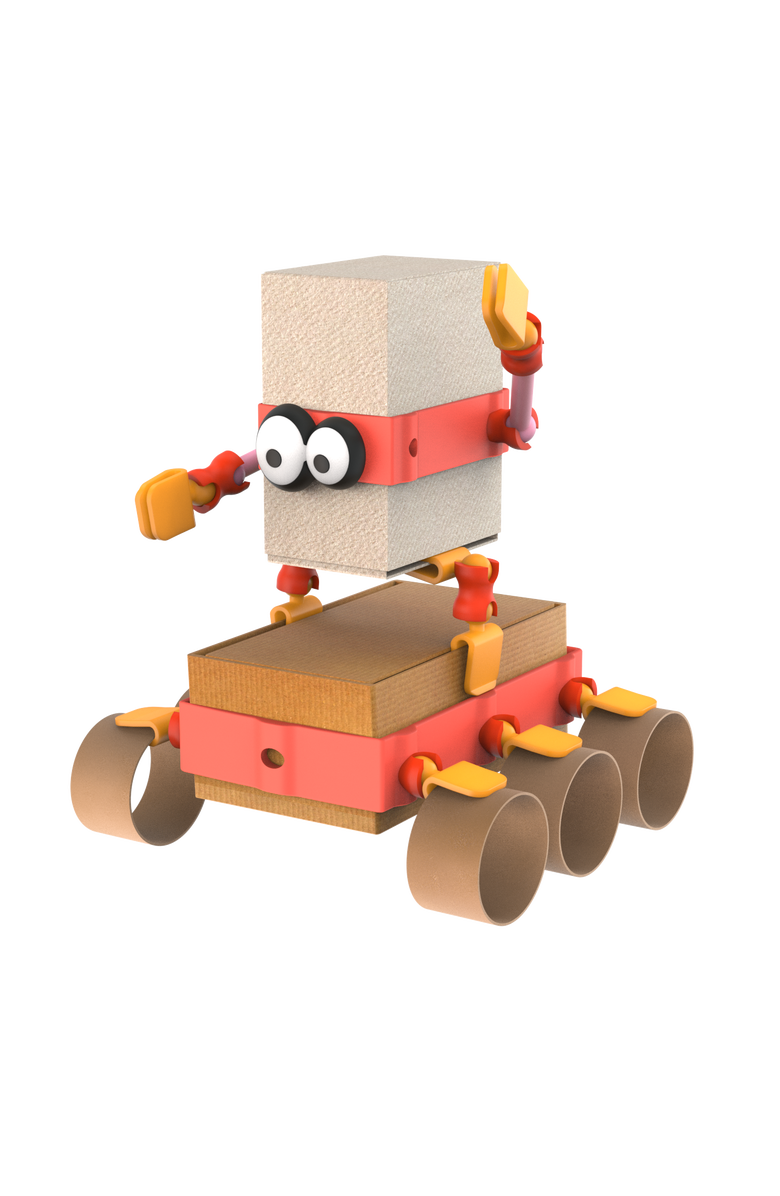 Oddy Arts and Crafts Robot Building Kit, Alternate, color, NO COLOR