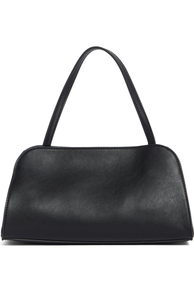 BCBG Minimalist Shoulder Bag, Main, color, Black