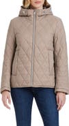 Vince Camuto Water Resistant Hooded Quilted Jacket