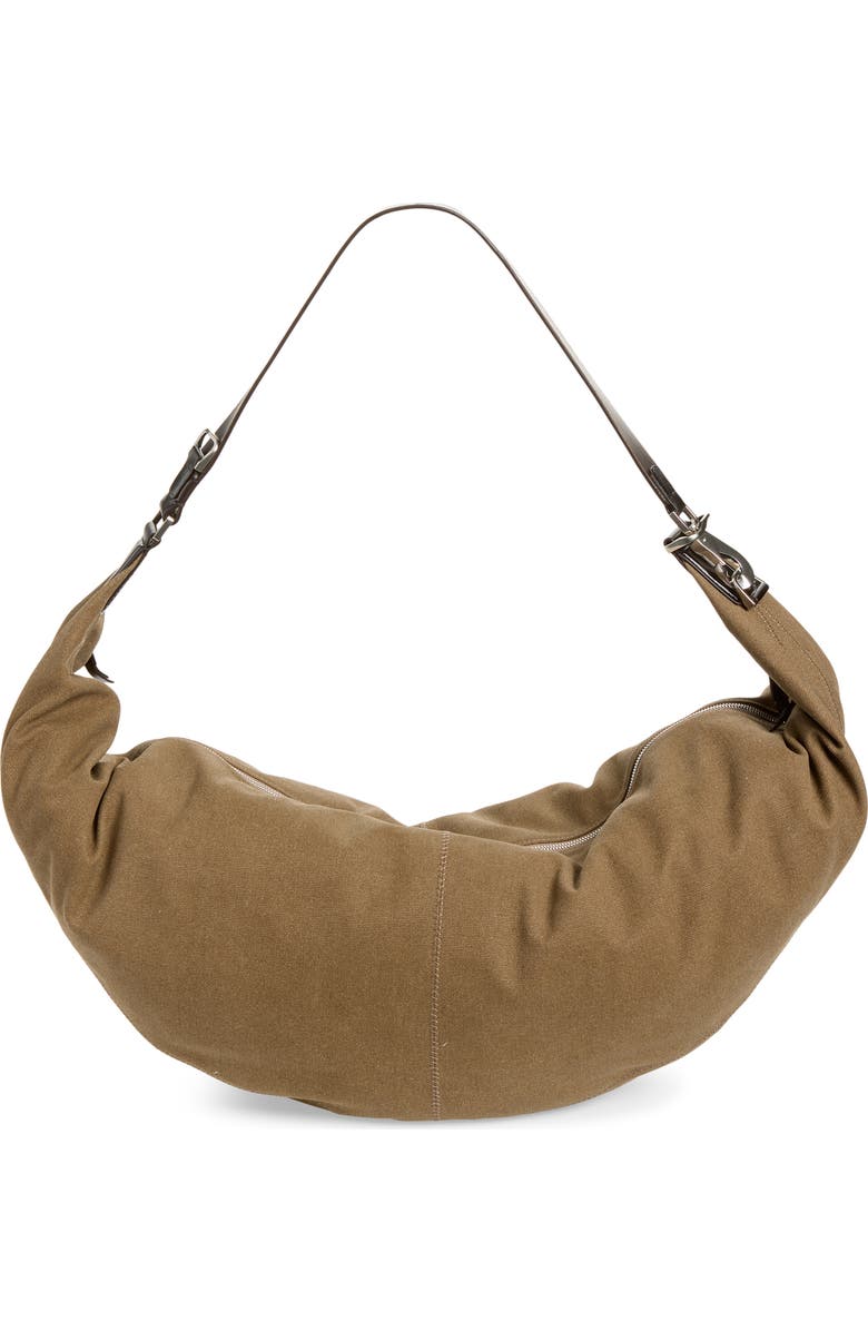 Lemaire XL Quiver Clip Canvas Bag, Alternate, color, Sisal