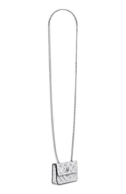 Micro Kensington Faux Leather Crossbody Bag