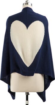 SAACHI Heart Silk & Cashmere Poncho