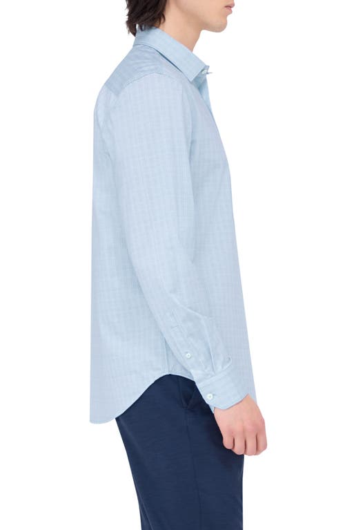 Bugatchi Ooohcotton® Check Button-up Shirt In Menthol