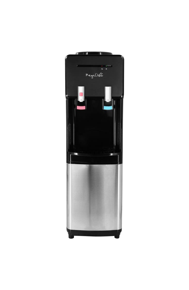 Megachef Top Load Hot and Cold Water Dispenser, Main, color, Black
