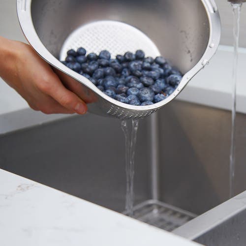 Joyce Chen Rice Washer, Colander, And Strainer In Silver