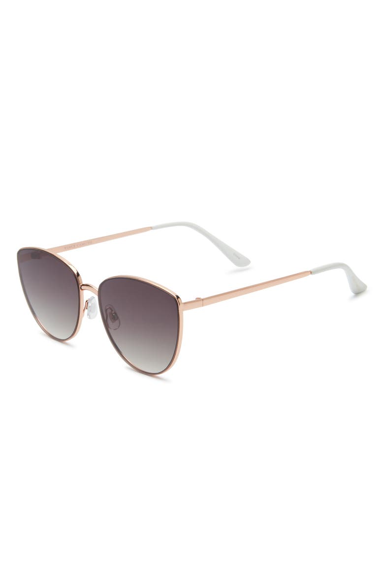Vince Camuto Metal Cat Eye Sunglasses, Alternate, color, Rose Gold