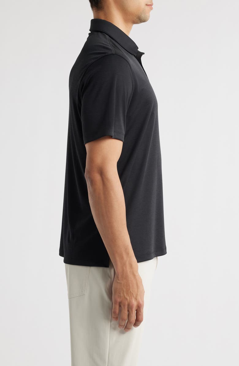 Zella Course Polo, Alternate, color, Black Caviar