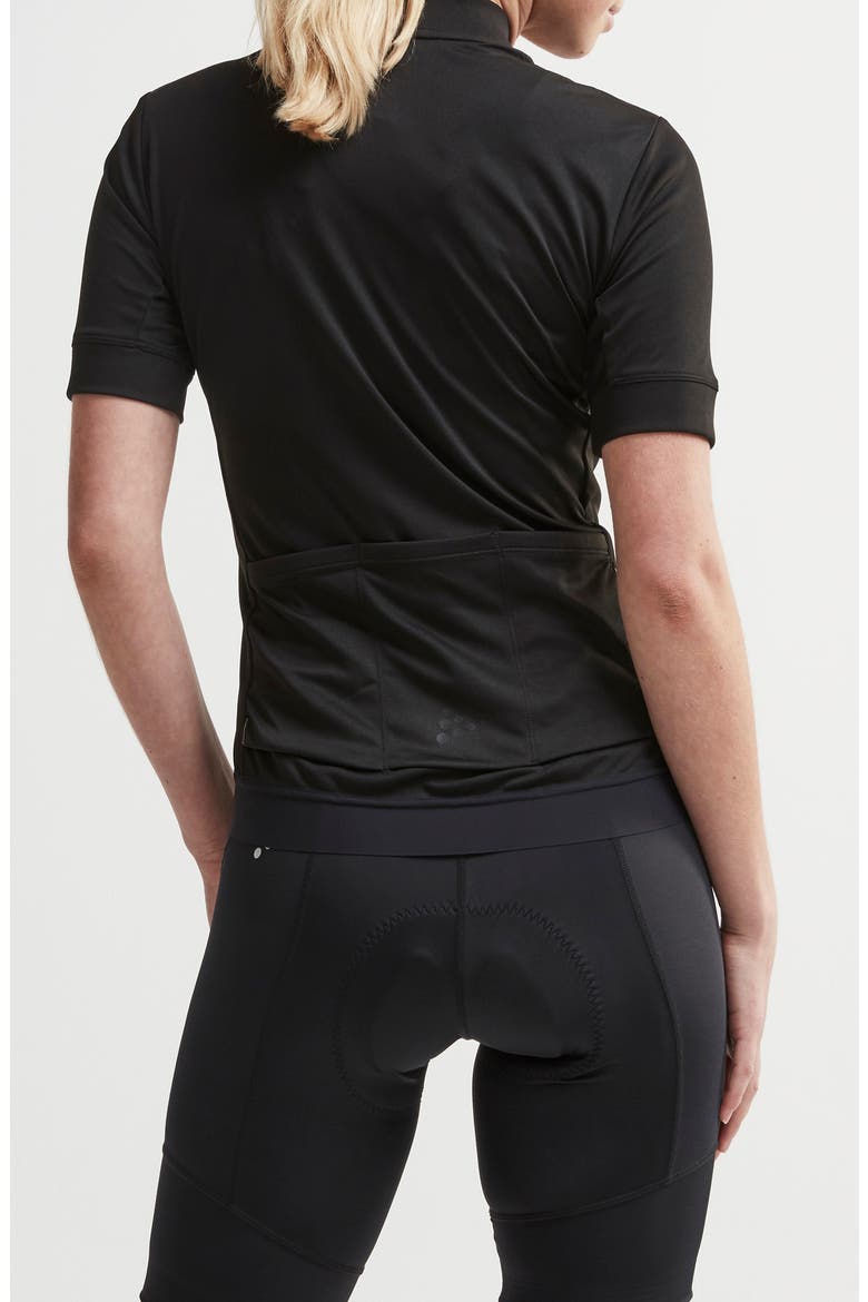 Essence Jersey Bike Top, Alternate, color, BLACK