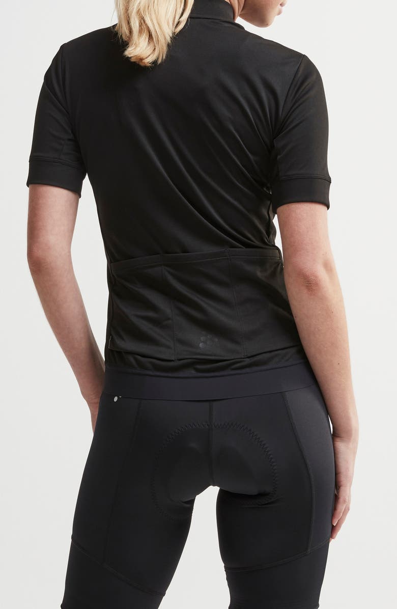 Craft Essence Jersey Bike Top, Alternate, color, Black