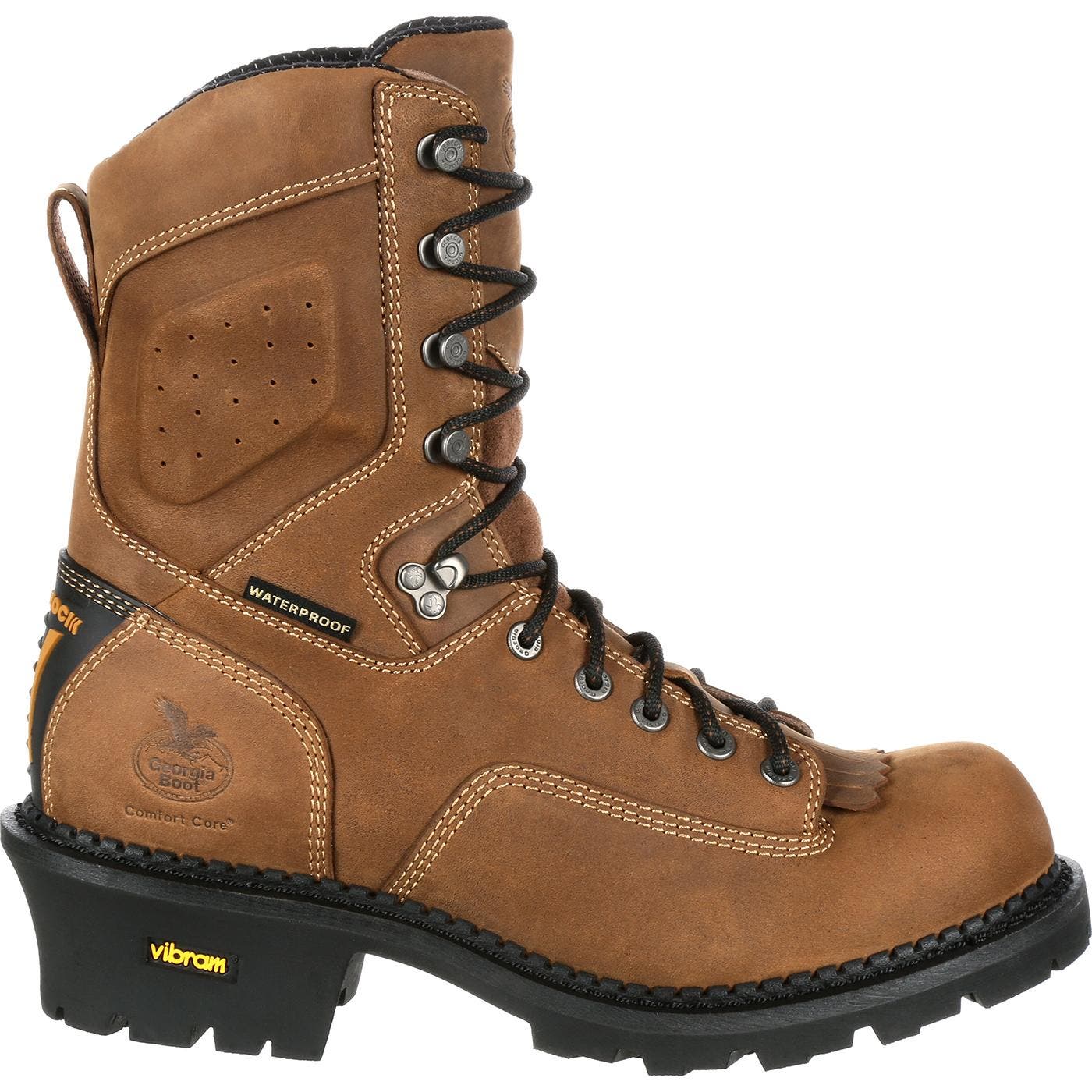 Georgia Boot Comfort Core Logger Work Boot, Main, color, Brown