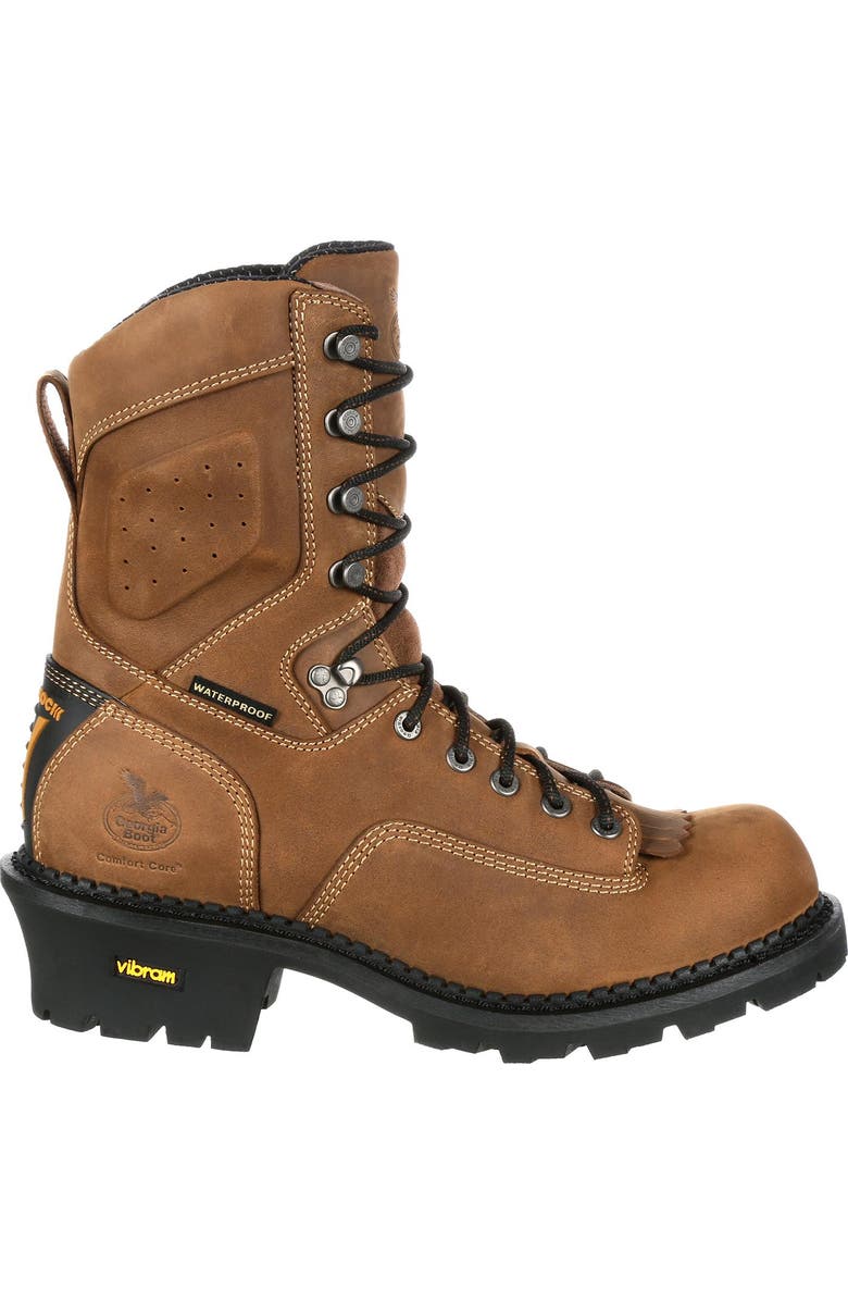Georgia Boot Comfort Core Logger Work Boot, Main, color, Brown