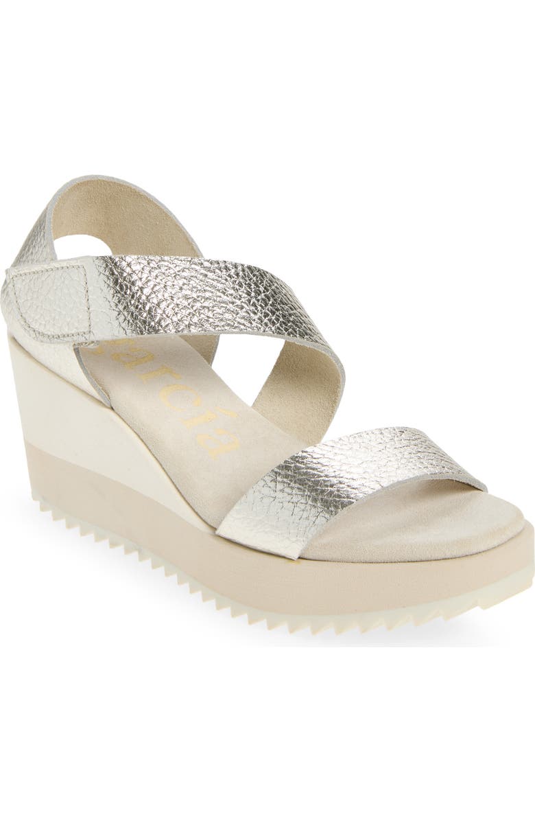 Pedro Garcia Fely Platform Wedge Sneaker, Main, color, Sterling