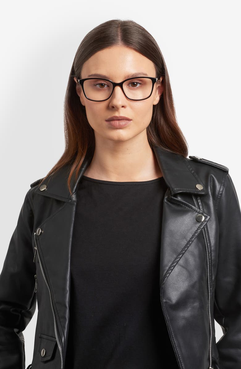 Kate Spade New York reilly 55mm rectangular reading glasses, Alternate, color,