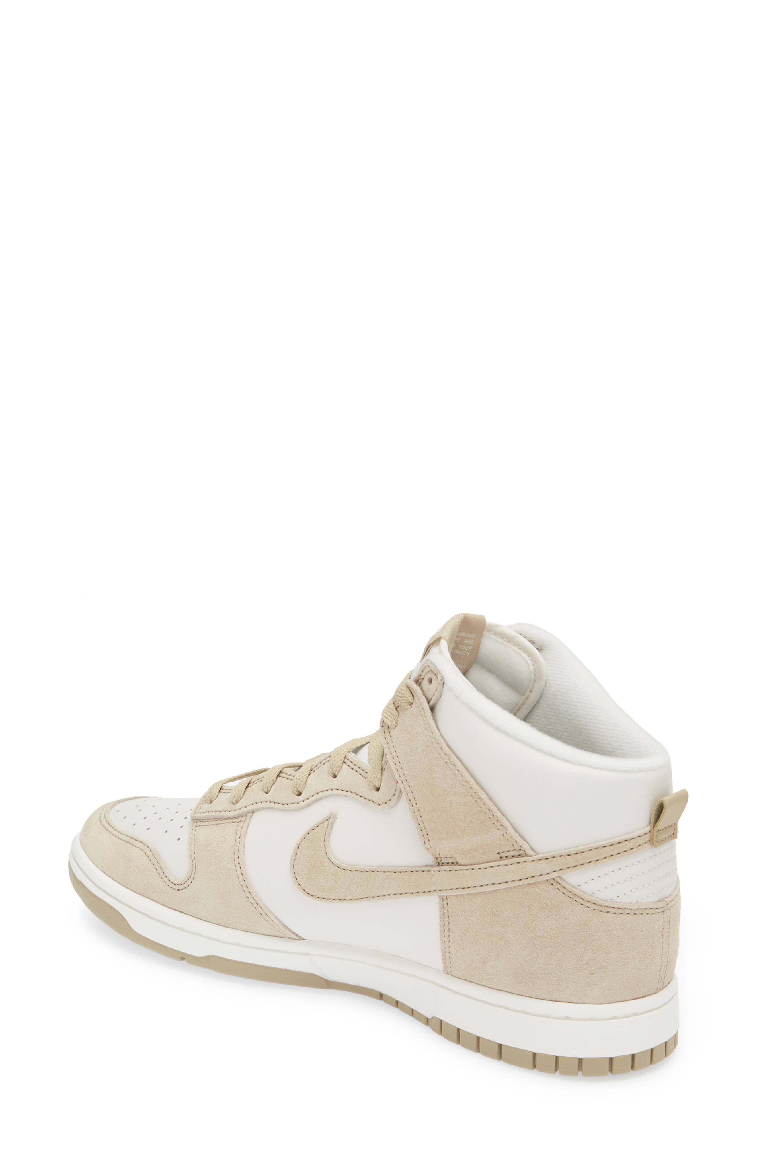 Dunk Hi Retro PRM High Top Basketball Sneaker, Alternate, color, PHANTOM/ LIMESTONE/ SAIL