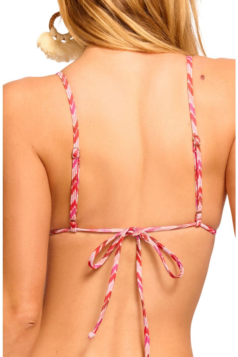 AZURA BIKINI TOP, Alternate, color, FLAME CHEVRON